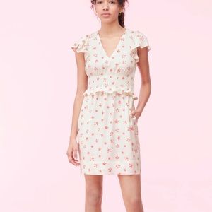 NWT Rebecca Taylor MAUI FLEUR DOT JACQUARD DRESS